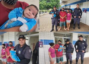 Heróis: Bebê de 3 meses engasgada é salva por GCMS de Limeira