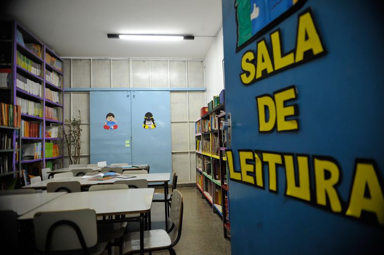 Sala de leitura da Escola Classe 305 Sul (Fabio Rodrigues Pozzebom/Agência Brasil)