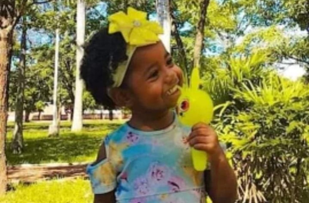 Maria Cecilia Silva de Souza, de 4 anos, foi encontrada morta no Rio do Corvo — Foto: Arquivo Pessoal