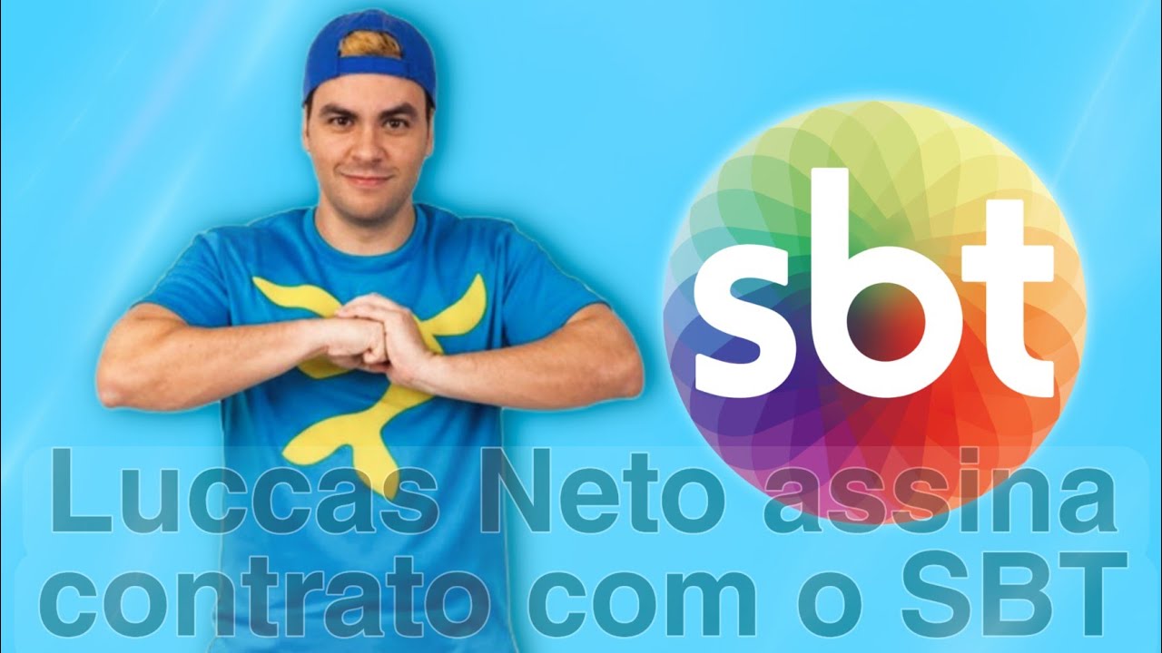 Luccas Neto assina contrato com o SBT - YouTube