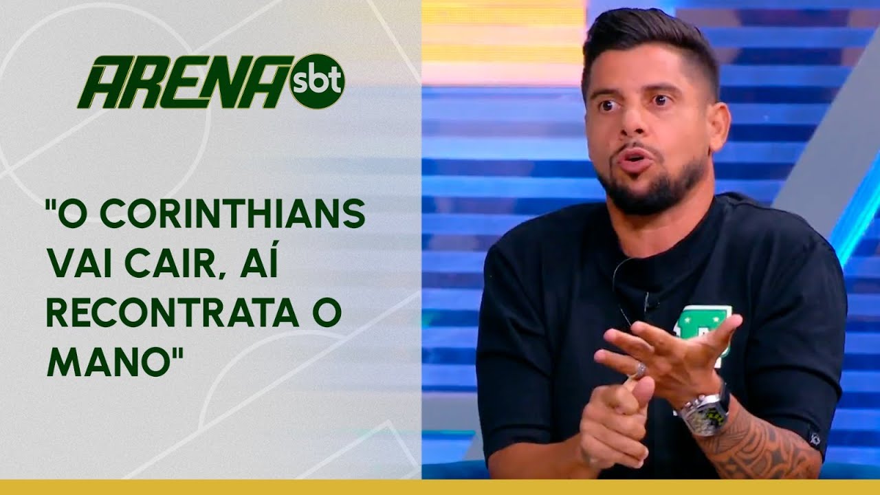 O Corinthians vai cair, aí recontrata o Mano", brinca Cicinho | Arena SBT  (05/01/24) - YouTube