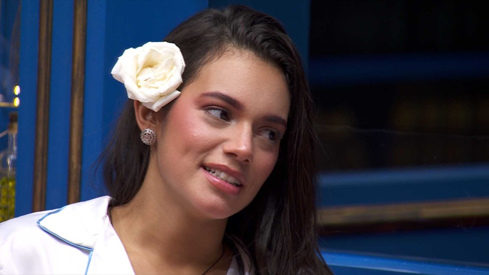 Alane fala de seus próximos votos no BBB 24: 'Alvo é o que eu mais tenho' — Foto: Globo