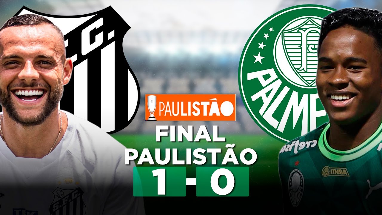 SANTOS 1 x 0 PALMEIRAS FINAL Campeonato Paulista 2024 | Narração
