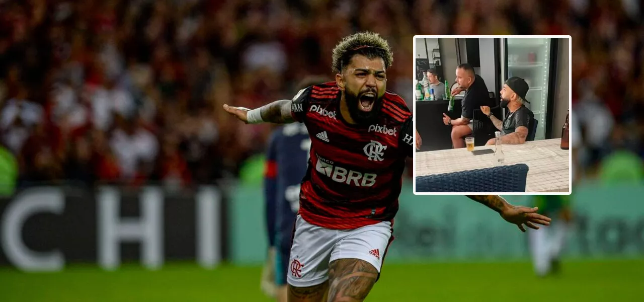 Gabigol, do Flamengo, É Fotografado Usando Camisa do Corinthians
