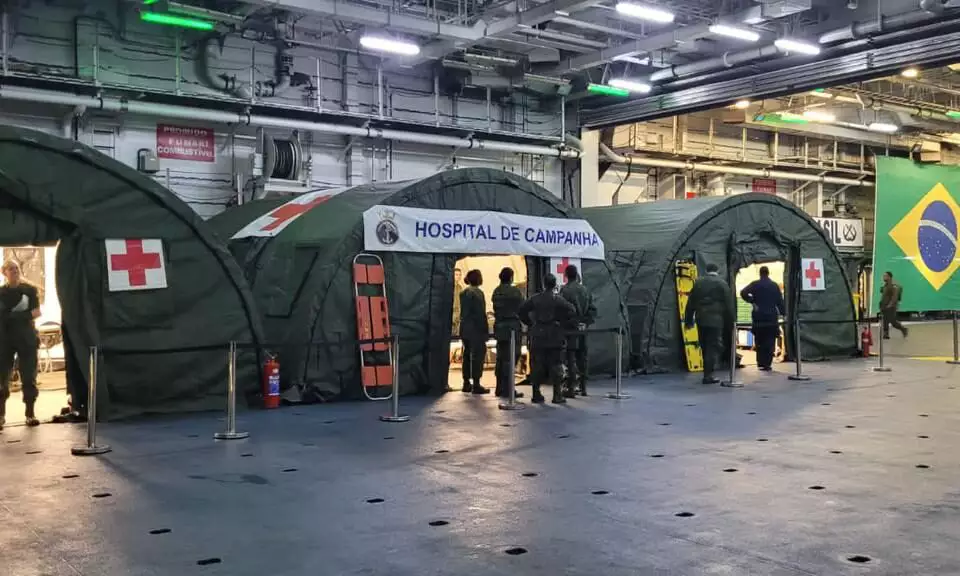 Hospital de campanha será enviado pela Marinha Brasileira a Rio Grande do Sul.
