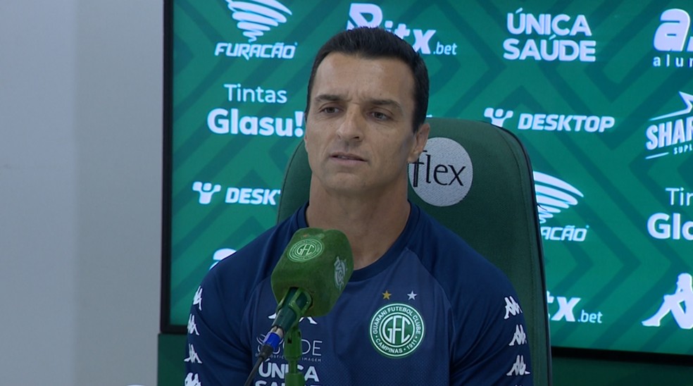 Júnior Rocha é apresentado como novo técnico do Guarani: "Maior desafio da  minha carreira" | guarani | ge