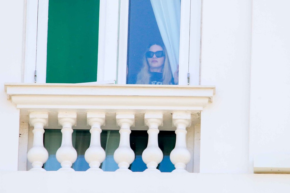Madonna no Copacabana Palace — Foto: AgNews